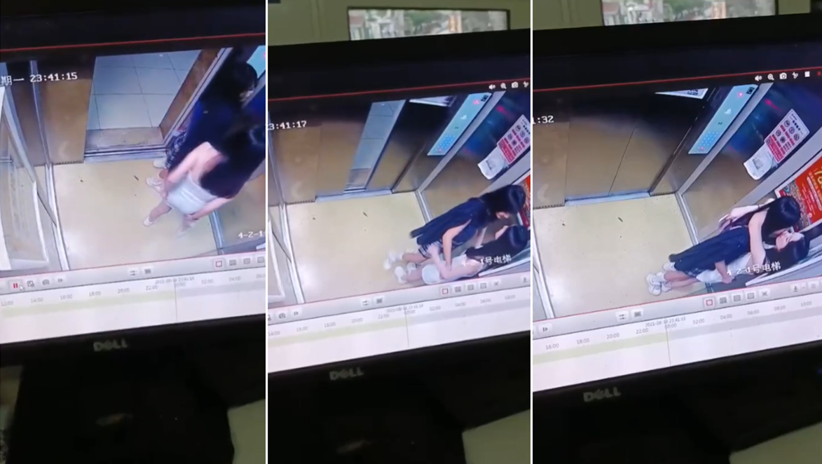 女孩太不矜持了